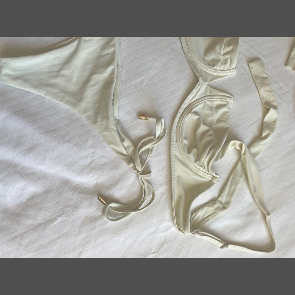 Monday Swimwear Cream Bikini Set - Picture 9 of 10